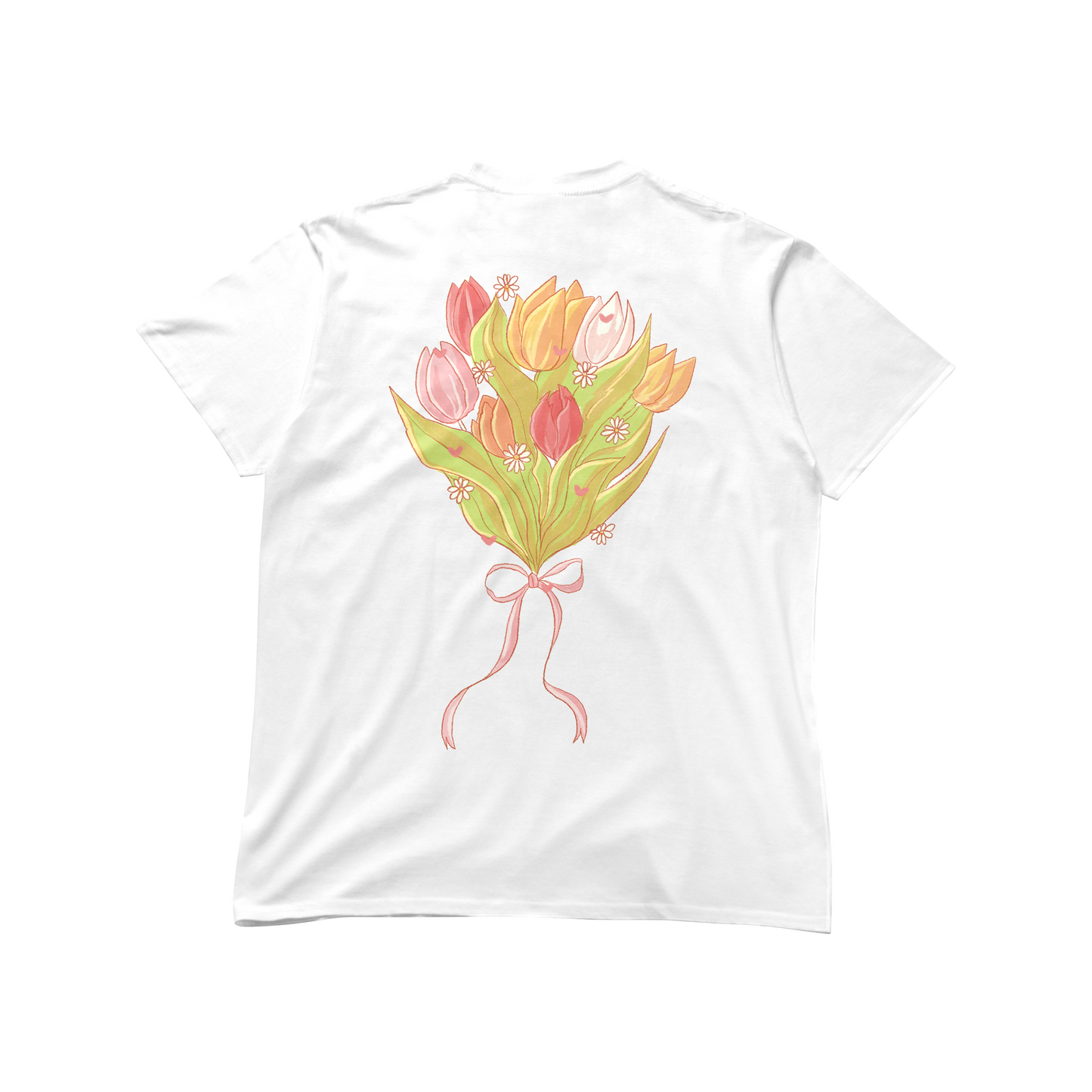 T-shirt Bouquet Coquette 𐙚⋆°.